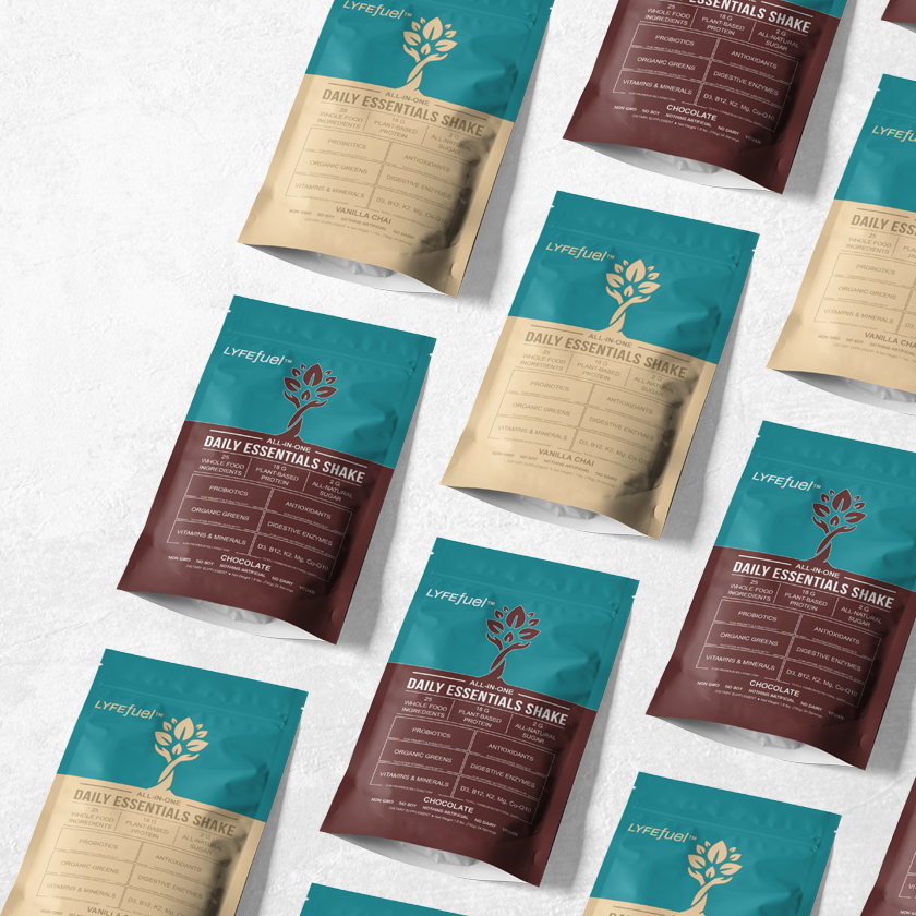 Design work for a wellness brand
