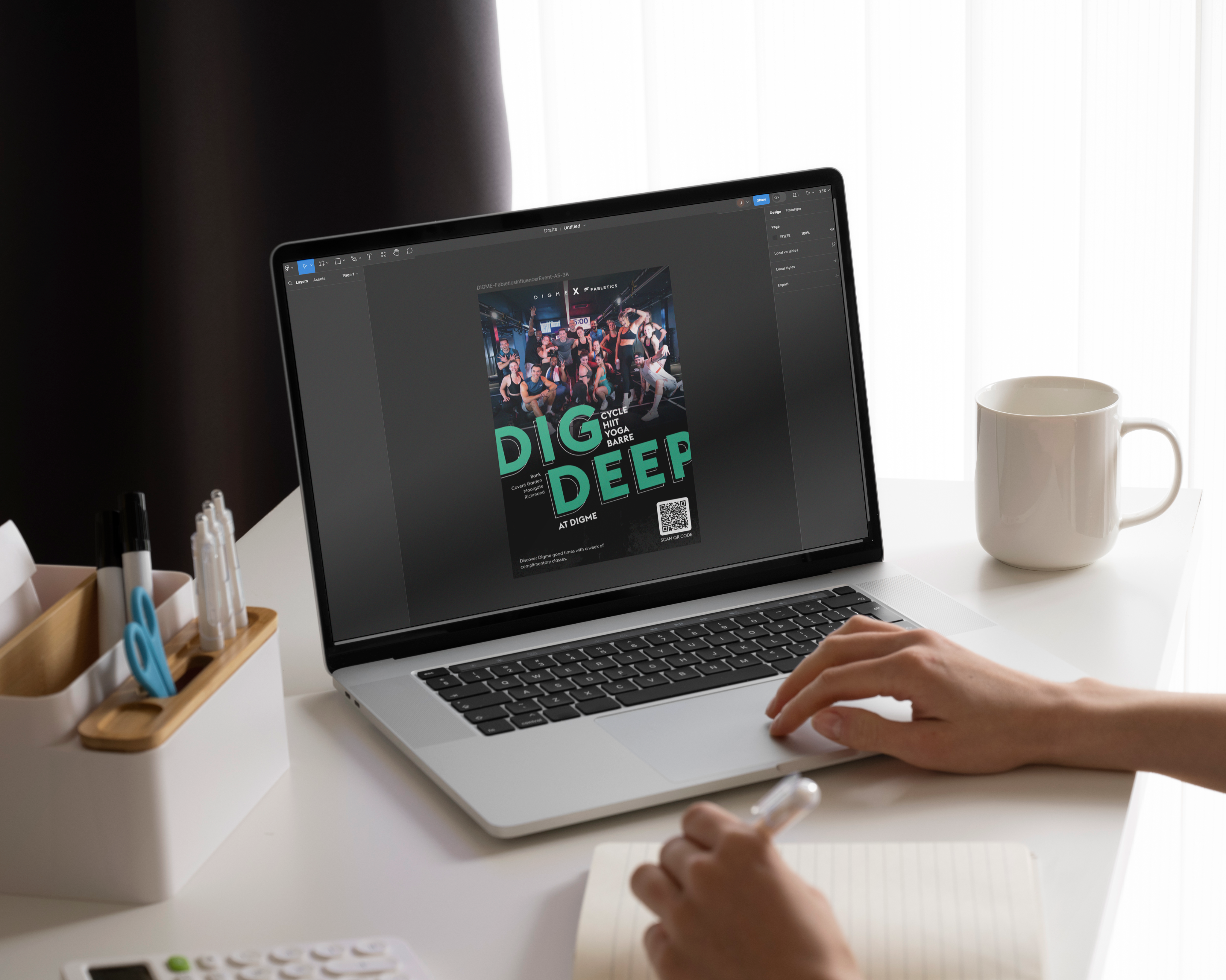 Design work for a wellness brand