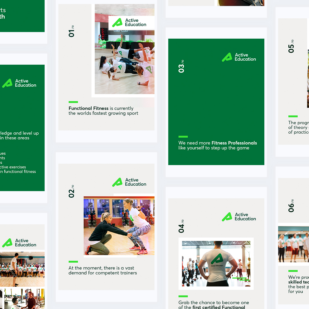 Design work for a wellness brand
