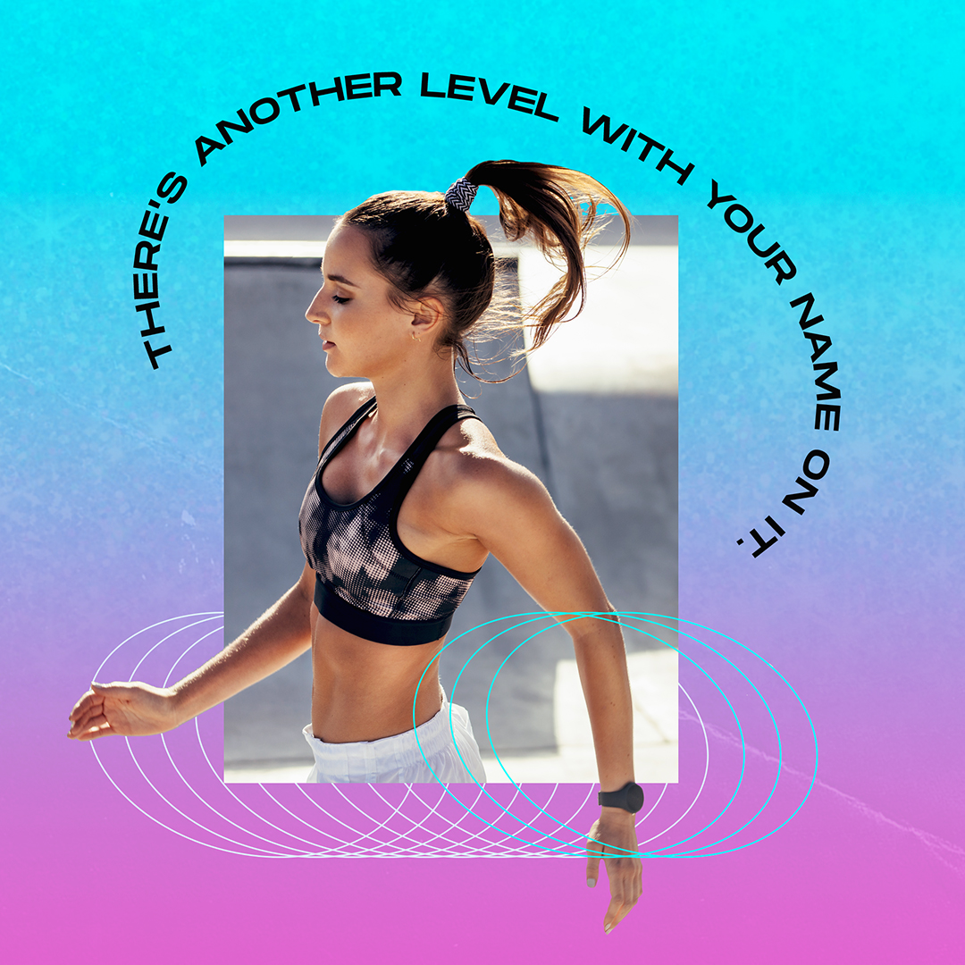 Colorful jump rope campaign design