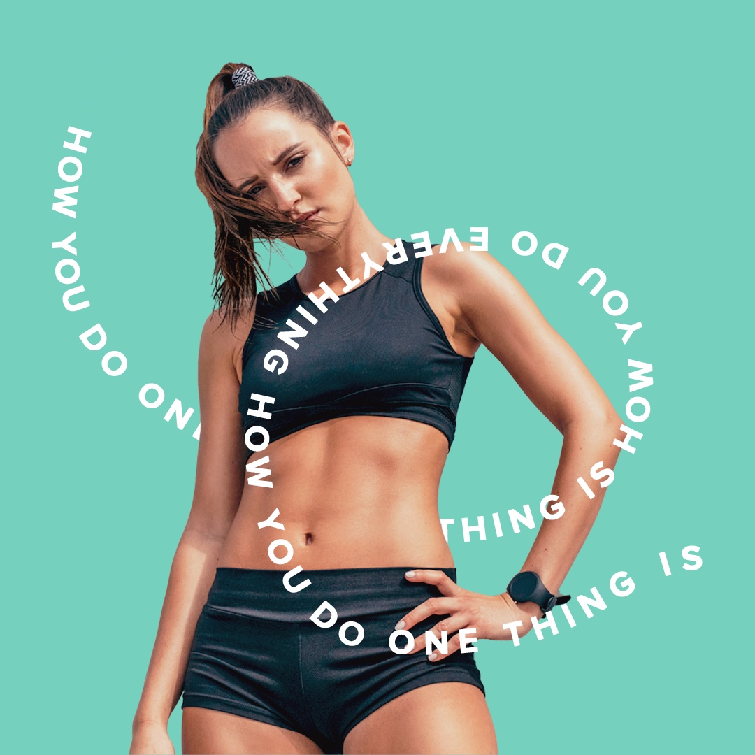 Design work for a wellness brand