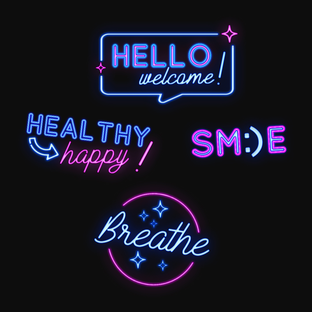 Design work for a wellness brand
